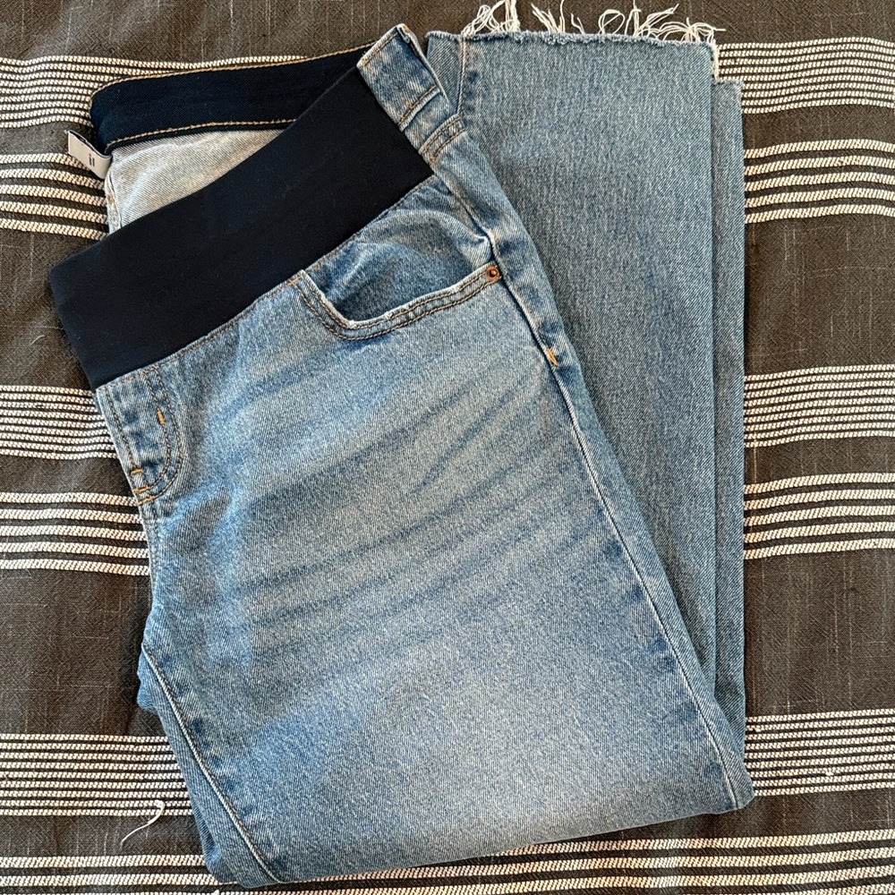 Blue Denim Maternity Jeans